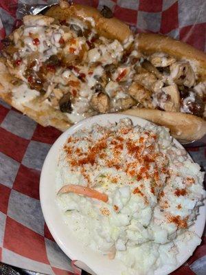 Club ranch philly and slaw