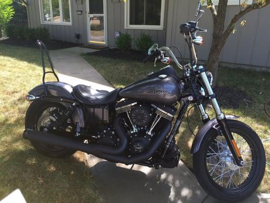 Top Hand Ventures / Bowman Welding "Classic Sissy Bar for Street Bob"