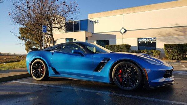 2015 Z06 Clear bra and Vehicle wrap project