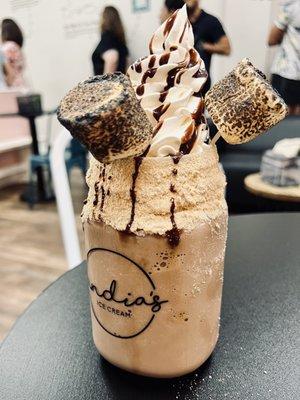 Torched S'Mores milkshake