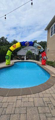 Birthday Balloon Arch