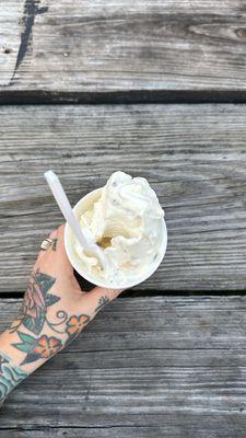 Banana and chocolate chip flurry