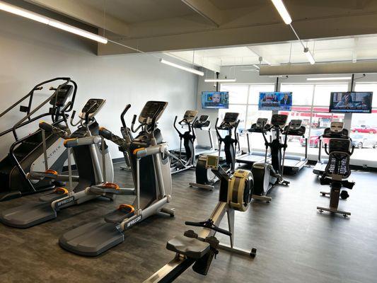 Cardio area at our new location