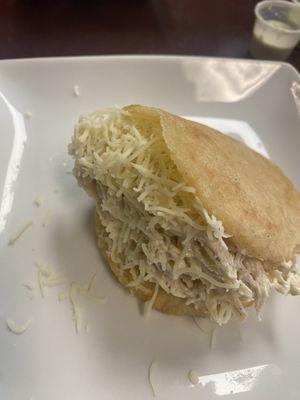 Chicken salad Arepa