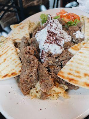 Beef gyro plate