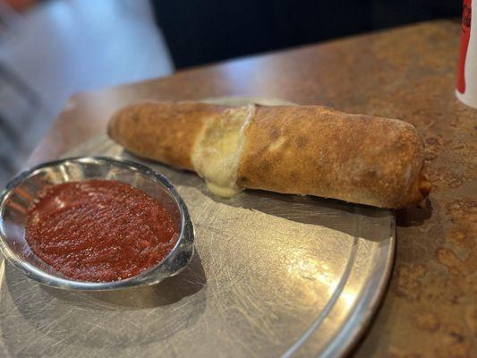 Cheese calzone