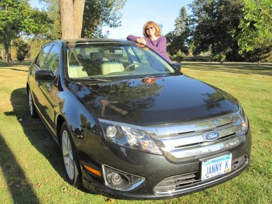 Jan and her Ford Fusion