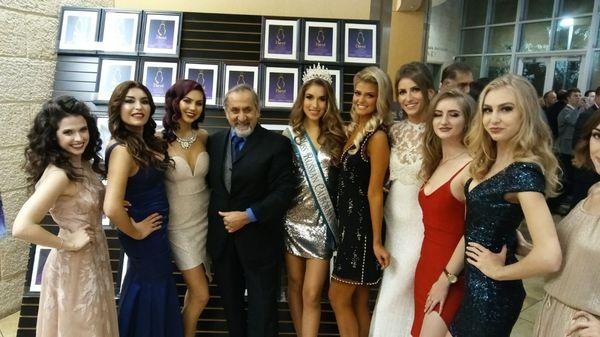 WITH RUSSIAN CALIFORNIA BEAUTY PAGEANT CONTESTANTS. 2017 IN SACRAMENTO......