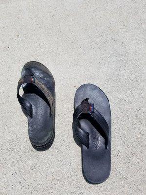 It was time for me to replace my beloved flip-flops. My previous pair lasted at leastb3 years of daily wear.