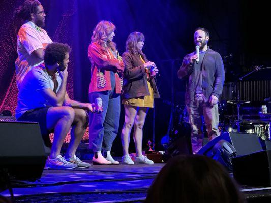 Band Q&A preshow before doors opened. They were lovely.