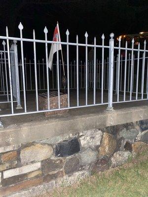 The gravesite of a confederate spy.