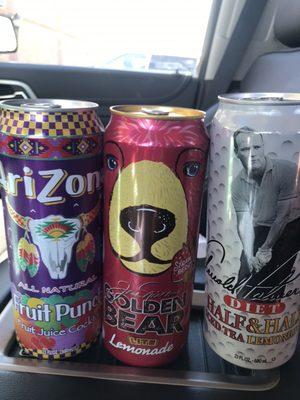 All 24oz Arizona cans are 4/$2!! I just bought 28 cans for $12! As, I had a $2 off coupon too.