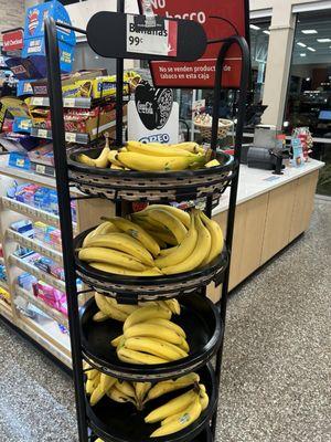 Healthy snack: fresh bananas for 99 cents