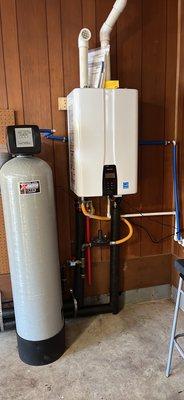 Carbon filter, Navien tankless water heater