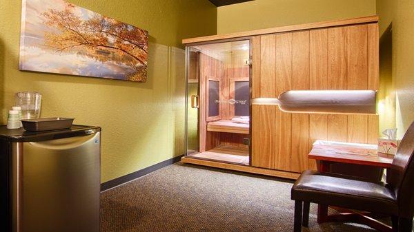 Private Infrared Therapy Sauna Room