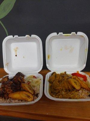 Jerk & Curry Chicken