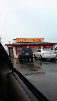 Its a drive thru with walk up service. No tables.