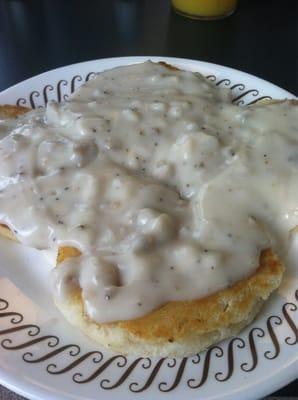 Biscuits and sausage gravy #nomnom