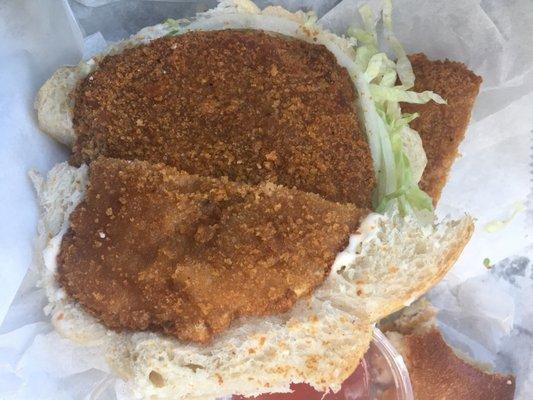 Chicken cutlet.