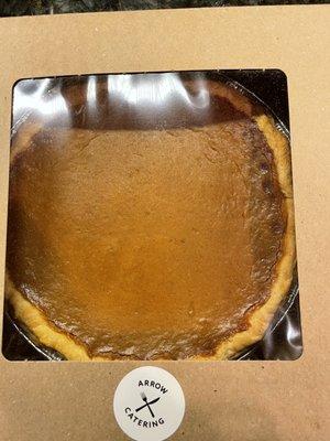 Brown butter pumpkin pie