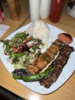 Small Mix Adana Kebab (~$18)