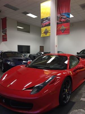 Shiny and new... My 458 Italia cared for by Premier Motorsports.