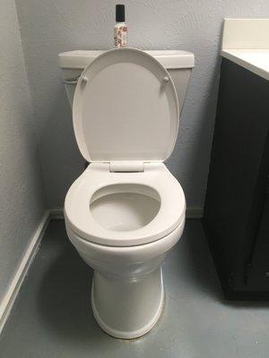 Thank you for the new toilet!