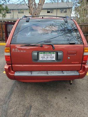 Isuzu rodeo from auto brokers