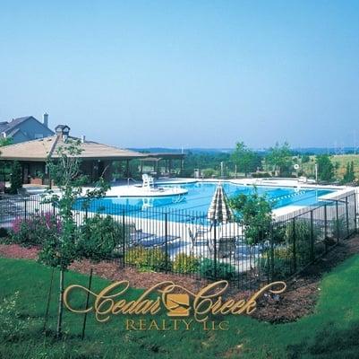 One of the many community pools at Cedar Creek.