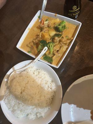 Thai peanut Chicken Curry