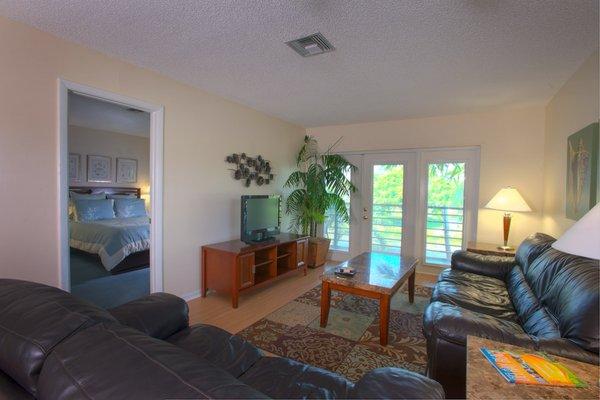 Living room in Resident's Apartment at Caron Renaissance