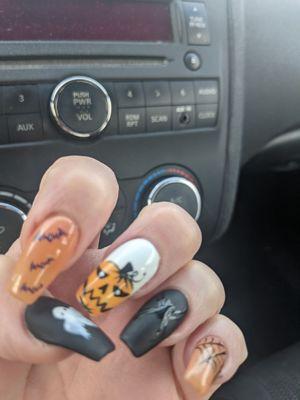 Halloween nails by Anne