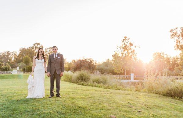 Golden hour at Sterling Hills by Wedgewood Weddings in Camarillo, California