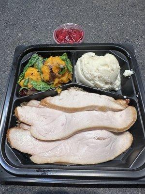 Thanksgiving individual meal from Wegmans