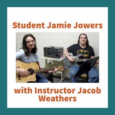 Student Jamie Jowers With Instructor Jacob Weathers