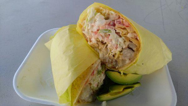 Grilled Fish Burrito