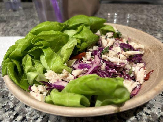 Yum Gai Chicken Lettuce Wraps