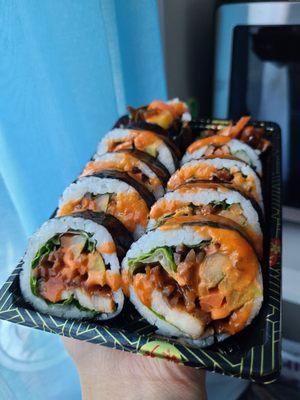 Pork belly kimbap