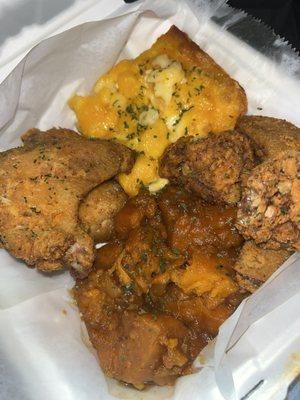 Macaroni and Cheese  Yams  Fried Chicken Combo