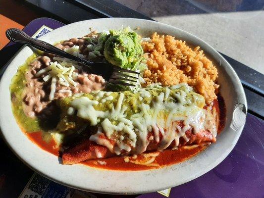 2 enchiladas de brisket "Top Shelf"