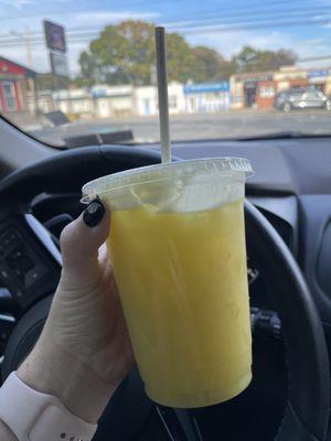 Pineapple mint juice