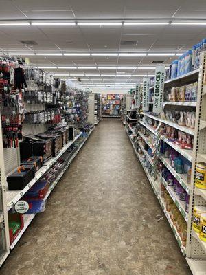 Inside Dollar Tree, Hayward, CA.