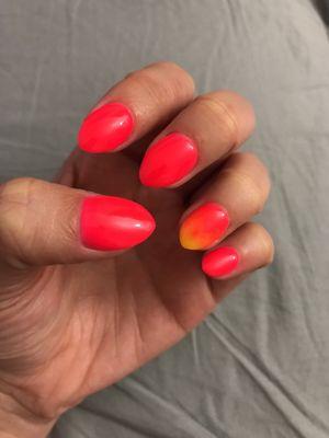 Bright Summer Dipping Color Done by Loan!