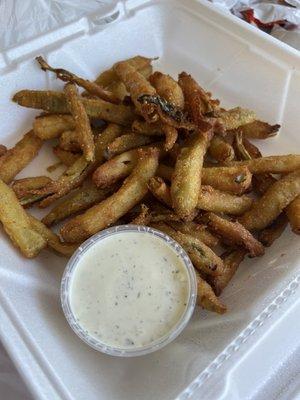 Fries pickles