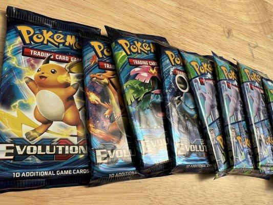 Pokemon booster packs