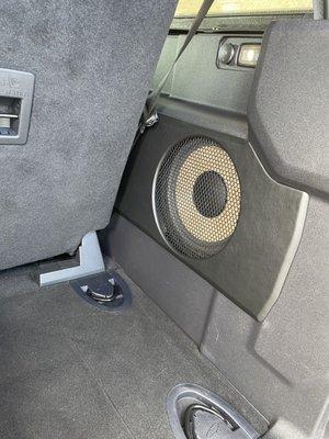 2022 Bronco two door custom subwoofer enclosure