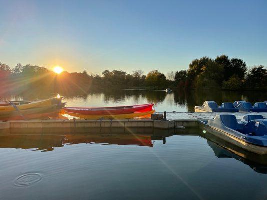 Those boathouse sunsets