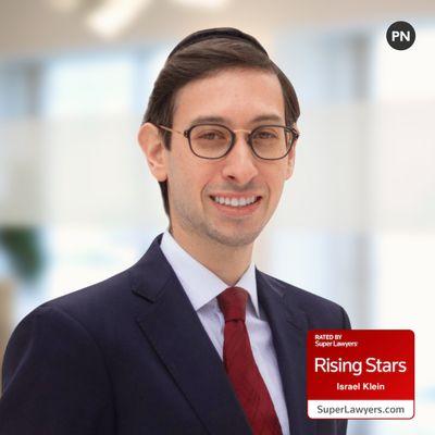 Israel Klein was named in the 2021 New York Metro Rising Stars list (4th consecutive win) for his work in Class Action & Mass Torts.