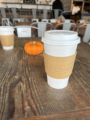 Pumpkin chai latte