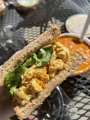 Curry Chicken Salad Sandwich